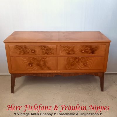 Antikes Sideboard mit Schubladen und mit Bierlasur in Wurzelholz Optik – 50 €